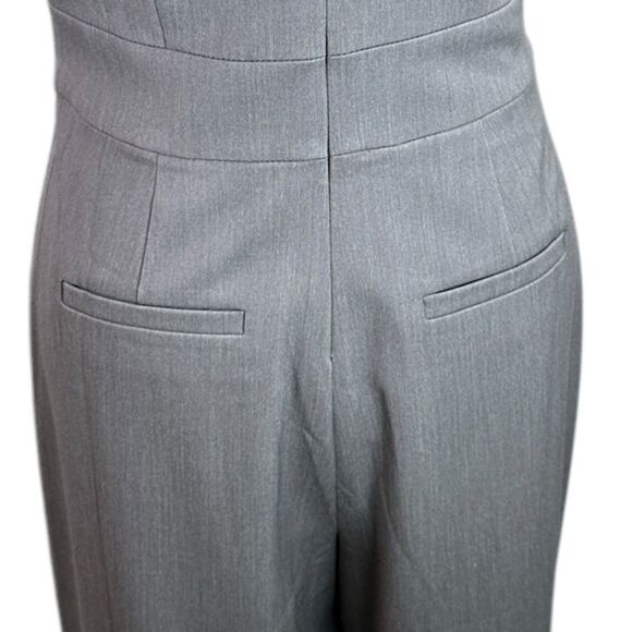 LOFT OUTLET Elegant Gray Sleeveless Jumpsuit Size 4 - Picture 7 of 12